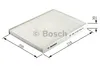 Bosch Filter, Innenraumluft  1 987 432 216 Produktbild-Vorschau 1