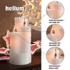LED Kerzen Wachskerze weiß 6 LEDs Deko Weihnachten Imitat Produktbild-Vorschau 6