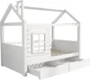 OKWISH Lit Enfant 90x200 - Lit Cabane avec Barrières et Voir les images du produit 9