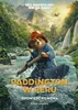 Paddington Bear in a boat on a river, with waterfalls and mountains in the background. Produktbild-Vorschau