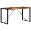Tavolo da pranzo 140 x 70 x 75 cm in legno massiccio Anteprima dell’immagine prodotto 2