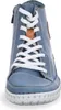 Gemini Damen Schnürboot Reißverschluss High Top Sneaker Produktbild-Vorschau 7