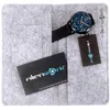 Alienwork Damen-Armbanduhr Quarz schwarz mit Metall Mesh Produktbild-Vorschau 7