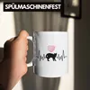 Trendation - Katze Herzschlag Tasse Geschenk für Produktbild-Vorschau 4