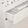 Wickelkommode Weiß 120x50x91.5cm, Wickeltisch mit 5 Produktbild-Vorschau 3