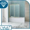 A bathroom scene featuring a bathtub with a sliding shower screen. Produktbild-Vorschau