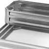 Close-up view of the corner of a galvanized steel raised garden bed. Náhľad obrázku produktu