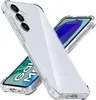A clear protective phone case is shown, with two phones partially visible underneath. Produktbild-Vorschau
