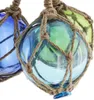 ohne Marke Deko-Hänger Glaskugel" 3er-Set blau, türkis, Produktbild-Vorschau 4