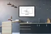 MuchoWow® Gerahmtes Poster Schwarz und weiß - Deutschland - Produktbild-Vorschau 5