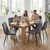 Homestyle4u Esstisch 120-160x80 cm ausziehbar Eiche Produktbild-Vorschau 1