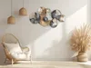 Kobolo Wandbild 3D- Bild Wanddeko Metall - SHELL - gold Produktbild-Vorschau 7