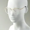 Navaris Retro Brille ohne Sehstärke - Damen Herren Vintage Produktbild-Vorschau 3