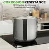 NutriChef Kochtopf, 18L- Ø-30cm, Suppentopf Edelstahl Produktbild-Vorschau 6