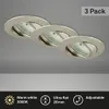 LED inbouwspots, set van 3, verstelbaar, kleur: mat nikkel Productafbeelding-voorbeeld 2