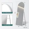EMKE Standspiegel 160x60cm Ganzkörperspiegel Weiß Aluminium Produktbild-Vorschau 14