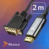 Reagle Hdmi Zu Vga Kabel 2M Adapter Konverter Full Hd 1080P Produktbild-Vorschau 9