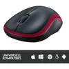 Logitech M 185 Cordless Notebook Mouse USB schwarz / rot Produktbild-Vorschau 35