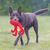 Beeztees Oktopus Amy - Hundespielzeug - Plüsch - Rot - Produktbild-Vorschau 6