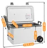 CampFeuer Frigorifero portatile bianco da 70 litri con Anteprima dell’immagine prodotto 3