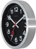 Nextime Tisch- Wanduhr Station Ø 19 cm schwarz Produktbild-Vorschau 3