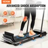 A person is using a treadmill indoors, with graphics highlighting its features. Anteprima dell’immagine prodotto
