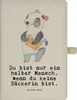 Mr. & Mrs. Panda Tagebuch Bäckerin Herz - Transparent - Produktbild-Vorschau 1