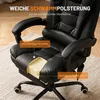 OYAJIA Bürostuhl Ergonomischer Neigbar Bürostuhl Massage Produktbild-Vorschau 6
