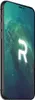 A smartphone with a galaxy-themed wallpaper and a glowing logo. Produktbild-Vorschau