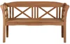 Teakholz Friesenbank - bene living - Föhr 130 cm Produktbild-Vorschau 2