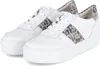Paul Green Damen Low Sneaker Weiß Beige Leder Textil Animal Produktbild-Vorschau 5