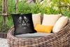 MuchoWow® Outdoor Kissen - Tiger - Tiere - Schwarz - Weiß - Produktbild-Vorschau 3