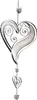 formano Fensterdeko Hänger Weiß / Silber hängend Herz 52 cm Produktbild-Vorschau 4
