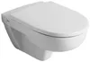 WC-Sitz VIVANO mit Deckel, abnehmbar Scharniere: Edelstahl, Produktbild-Vorschau 4