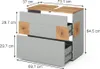 Mobile sottolavabo per bagno Vicco Eden Grigio 70 x 64.5 cm Anteprima dell’immagine prodotto 3