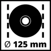 Einhell TE-AG 125 CE, 11000 ot/min, 12,5 cm, AC, 2,8 kg Náhľad obrázku produktu 16