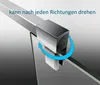 140cm Stabilisator Chrom glänzend für 6-10mm Duschkabine Produktbild-Vorschau 3