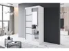 Easy4You P3 100 cm Weiß Schiebetüren Kleiderschrank Produktbild-Vorschau 3