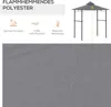 Outsunny Grillpavillon Gartenzelt Grill Pavillon Doppeldach Produktbild-Vorschau 6