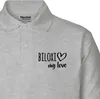 Huuraa Damen Polo Shirt Biloxi my love XL Sport Grey Bio Produktbild-Vorschau 2