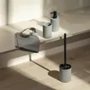HOMLA kúpeľňová súprava AGUA dávkovač, pohár a WC kefa sivá Náhľad obrázku produktu 6