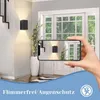 ZMH Led Wall Light Indoor & Outdoor Black Wall Lamp 02 Anteprima dell’immagine prodotto 3