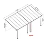 Palram - Canopia Aluminium Terrassenüberdachung Feria Produktbild-Vorschau 7