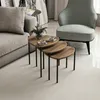 Skye Decor, Lenny - Walnut, Beistelltische, Satztisch Produktbild-Vorschau 3