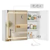 Wandschrank mit Spiegel und LED-Beleuchtung, Produktbild-Vorschau 3