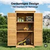 Záhradný domček Wiltec so žalúziovými dverami zo smrekového Náhľad obrázku produktu 11