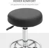 Vinsetto Rollhocker Höhenverstellbar Drehhocker mit Fußring Produktbild-Vorschau 5
