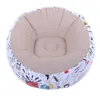 Puf BeanBag wzór Doodle XL 120 x 70 cm biały, pokryty PVC, Podgląd zdjęcia produktu 6