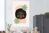 MuchoWow® Poster Frau - Sommer - Blumen 120x180 cm - Produktbild-Vorschau 2