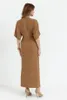 Makover Maxikleid für Frauen Belald K163 beige XL Produktbild-Vorschau 5